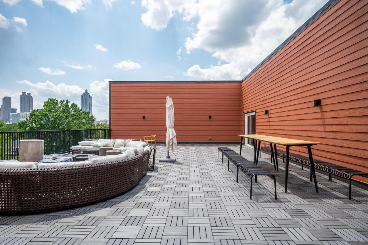 Downtown New-Built Roof-Top Balcony City View 525Pkwy Атланта Экстерьер фото